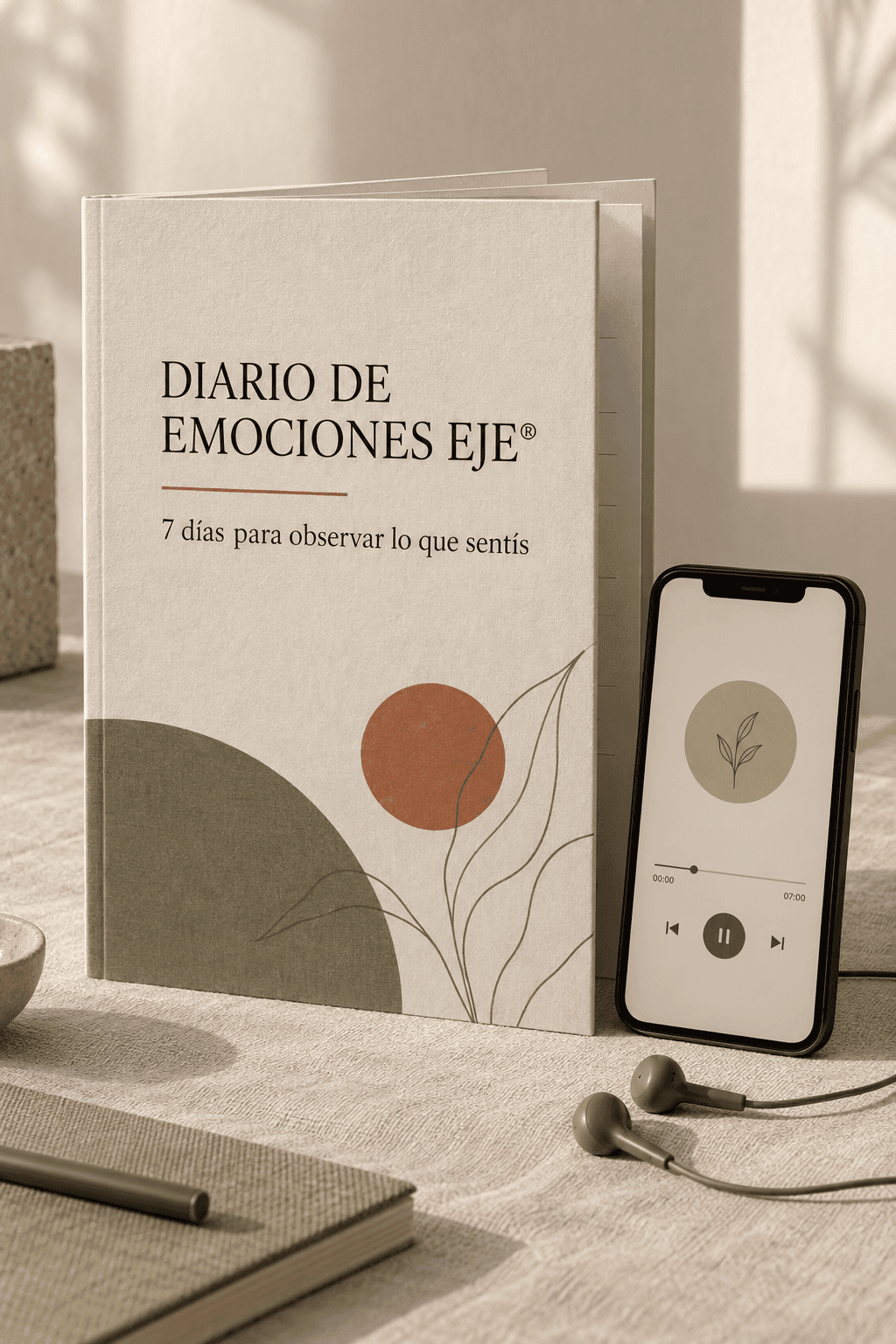 Diario de Emociones EJE® con cuadernillo y audios guiados